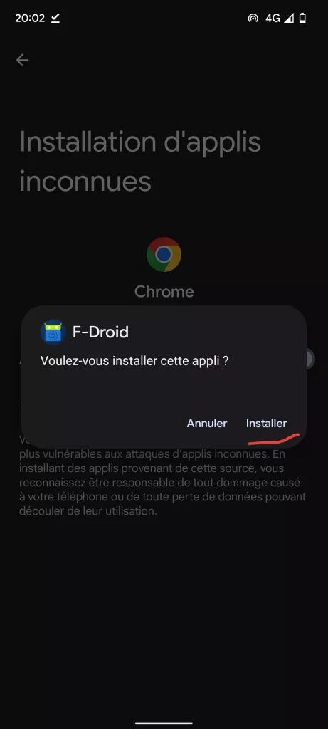 Installer F-Droid